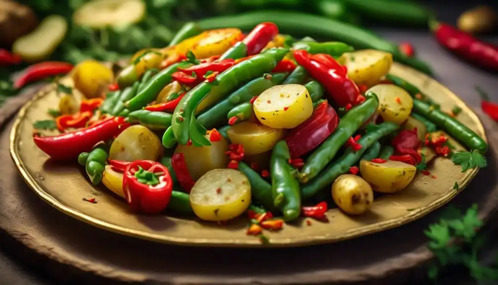 Low Carb Aloo Beans Recipe