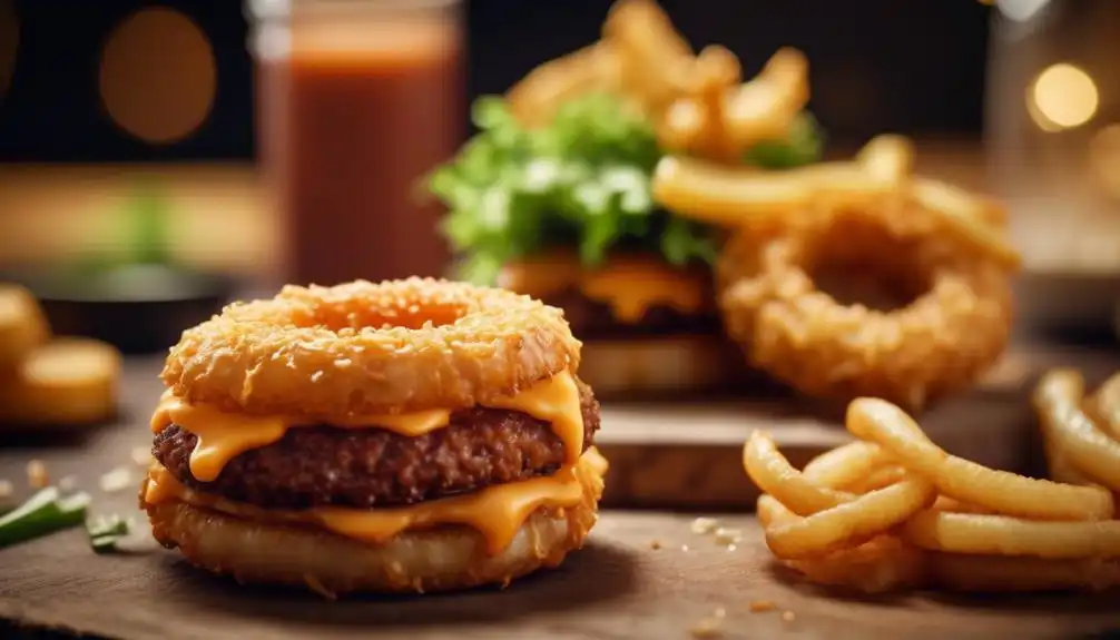 Low Carb Cheeseburger Onion Rings Recipe