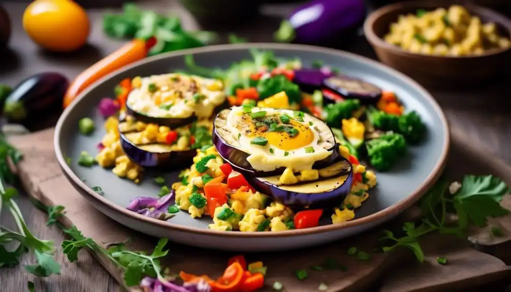 Low Carb Eggplant Egg Recipe