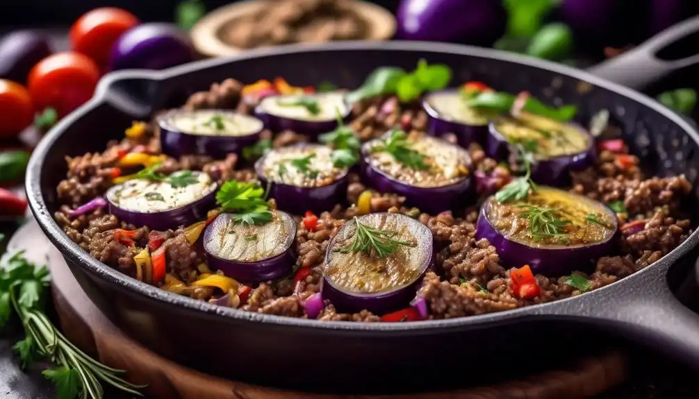 Low Carb Eggplant Ground Beef Recipe