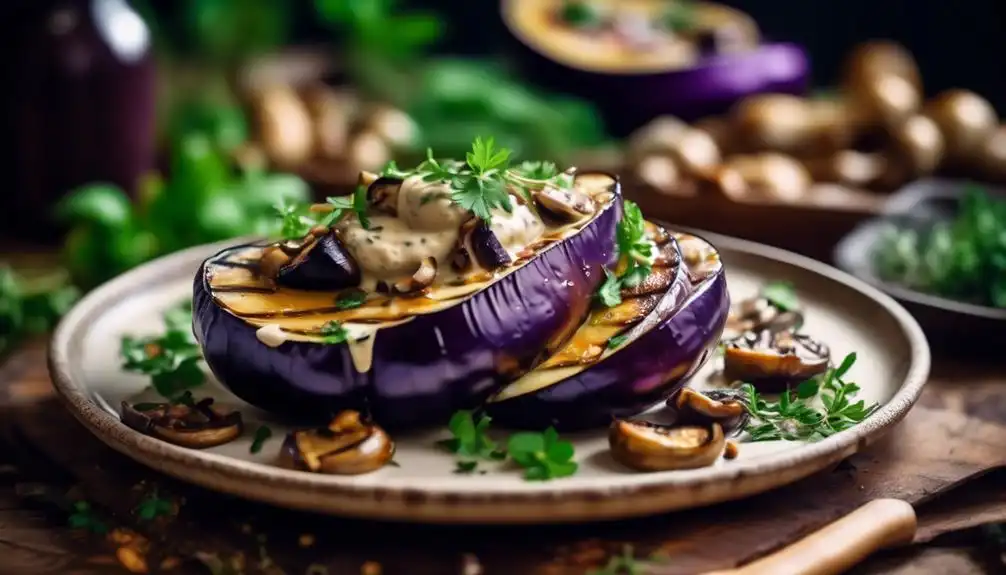 Low Carb Eggplant Mushroom Recipe