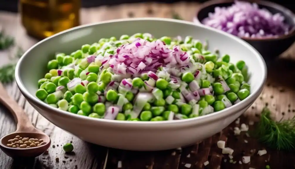 Low Carb English Pea Salad Recipe