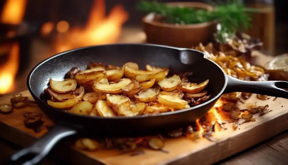 Low Carb Fried Potatoes and Onion Recipe