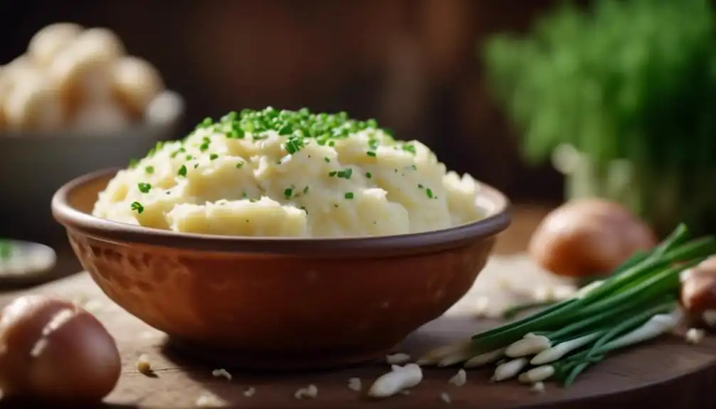 Low Carb Garlic Redskin Mashed Potatoes Recipe