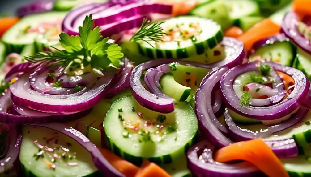 Low Carb Hungarian Cucumber Salad Recipe