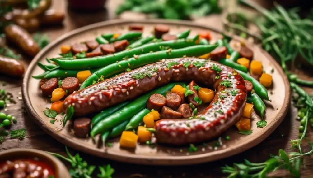 Low Carb Italian Sausage Green Beans Recipe