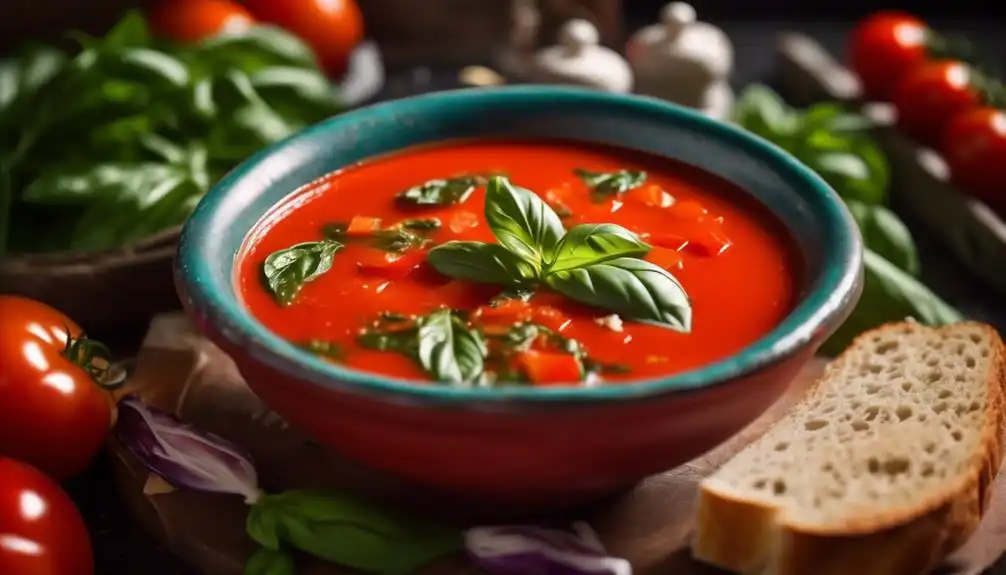 Low Carb Italian Tomato Florentine Soup Recipe