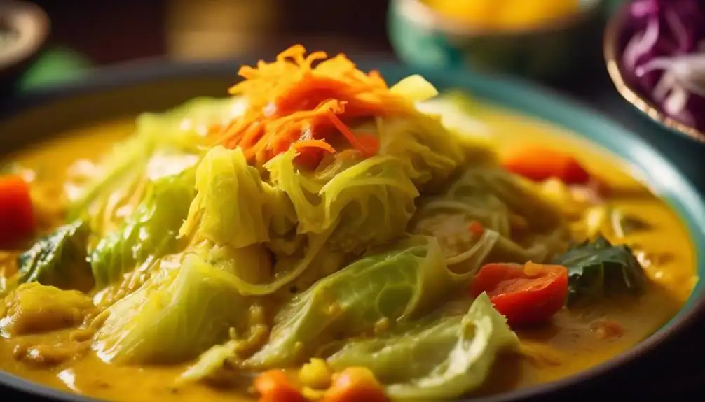 Low Carb Jamaican Curry Cabbage Recipe