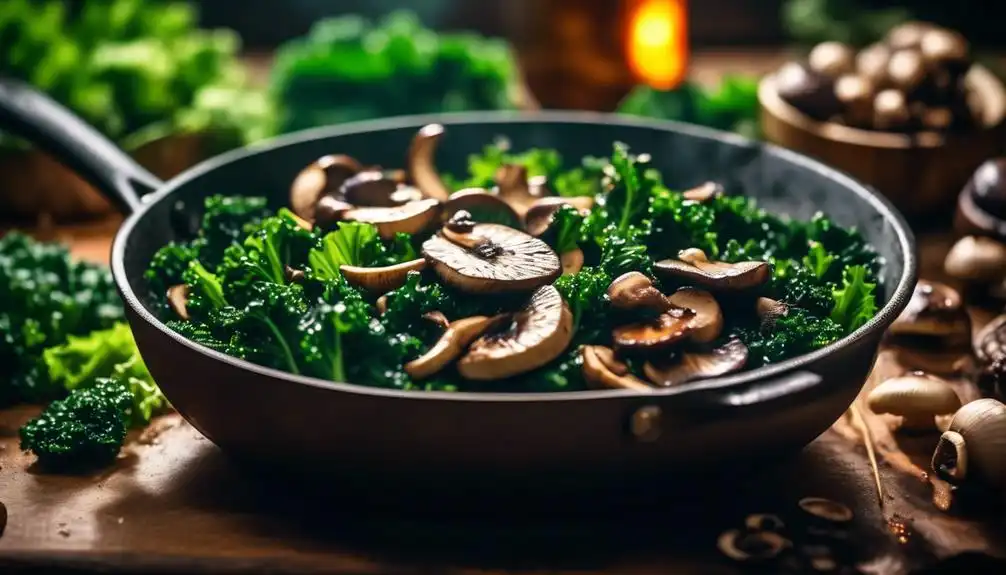 Low Carb Kale Mushroom Recipe