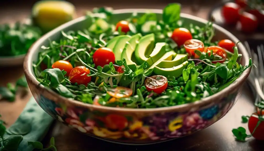 Low Carb Pea Shoots Recipe Salad