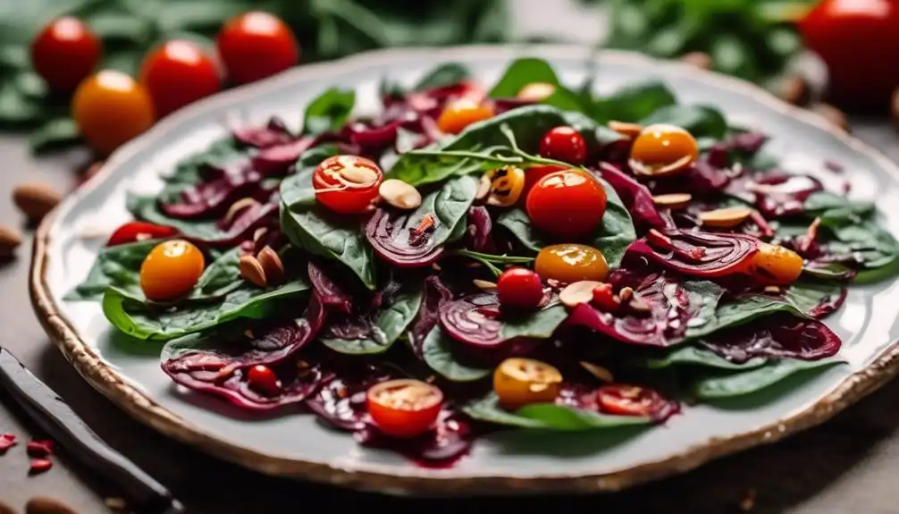 Low Carb Red Spinach Recipe