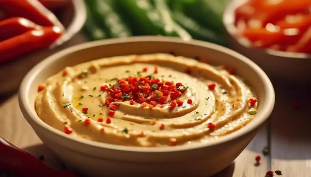 Low Carb Spicy Garlic Hummus Recipe