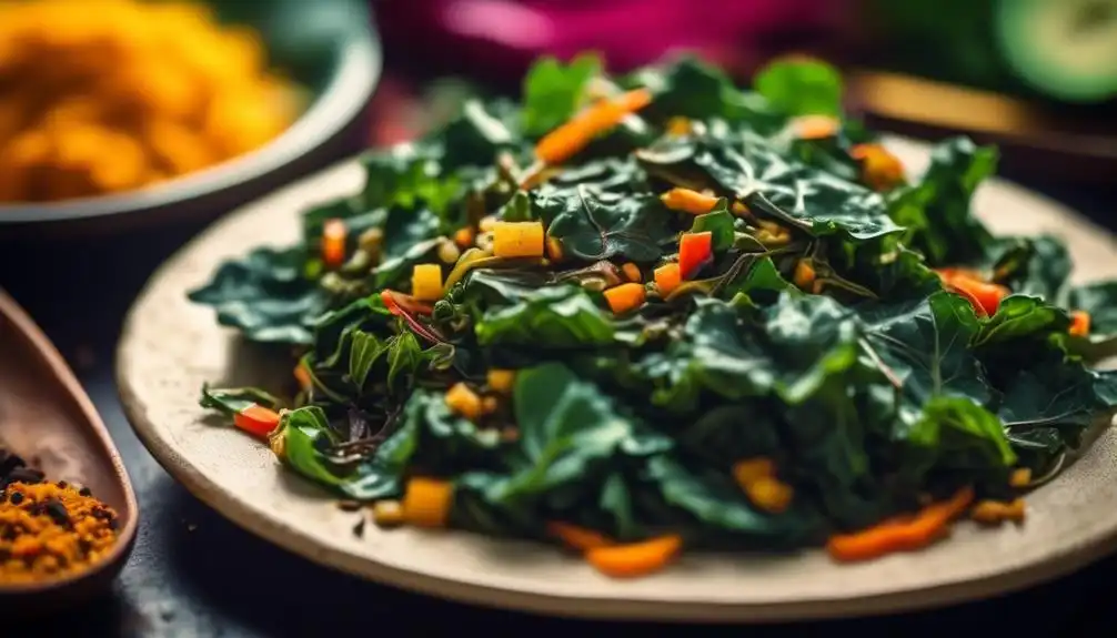 Low Carb Vegetarian Collard Greens Recipe Indian